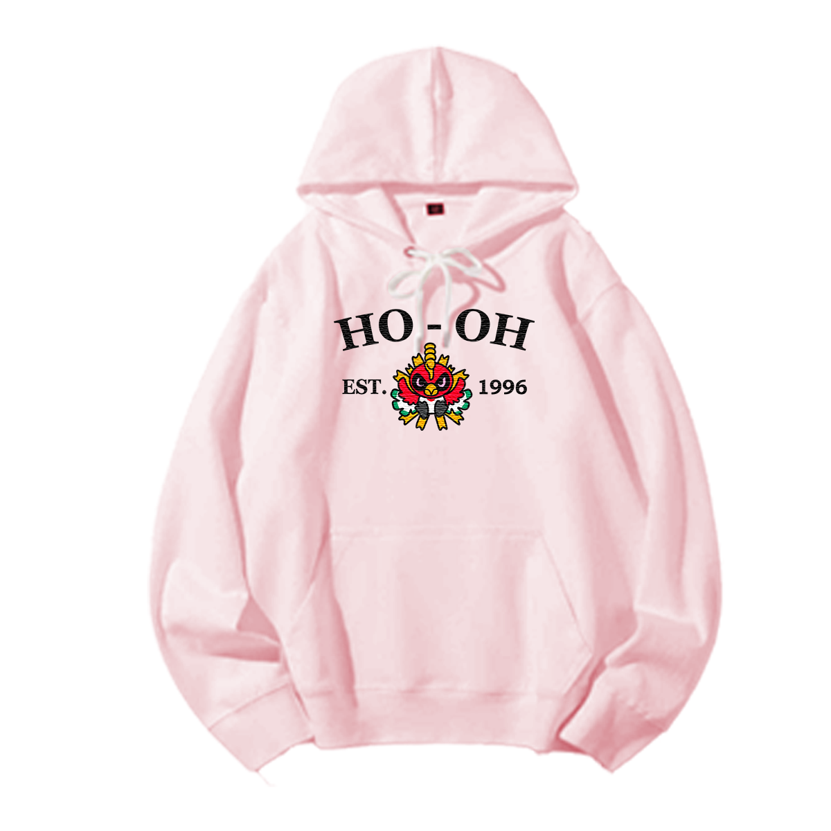HO-OH Embroidered Anime Character Unisex T-Shirt,Crewneck,Hoodie,Stylish Gift for Friends,E53
