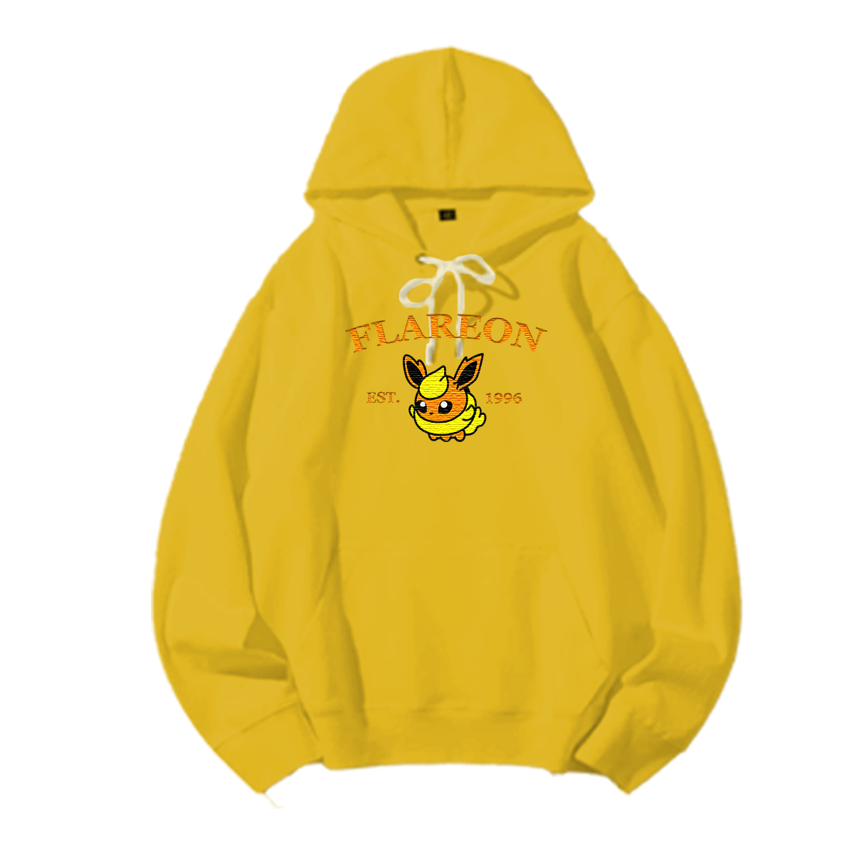 FLAREON Embroidered Anime Character Unisex T-Shirt,Crewneck,Hoodie,Stylish Gift for Friends,E82