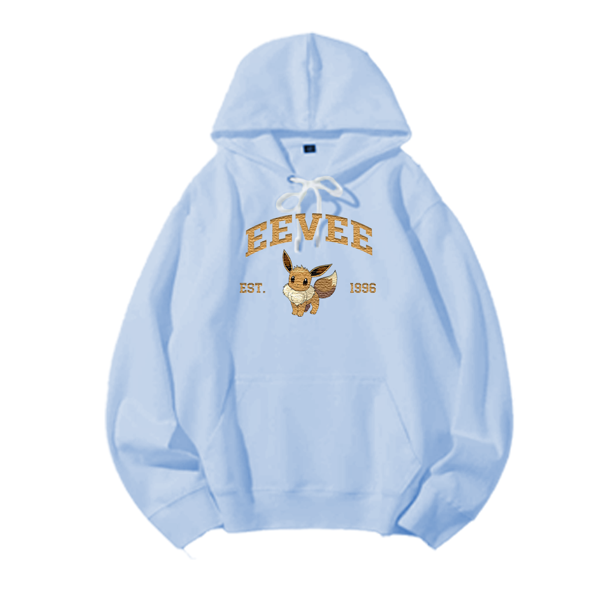 EEVEE Embroidered Anime Character Unisex T-Shirt,Crewneck,Hoodie,Stylish Gift for Friends,E42