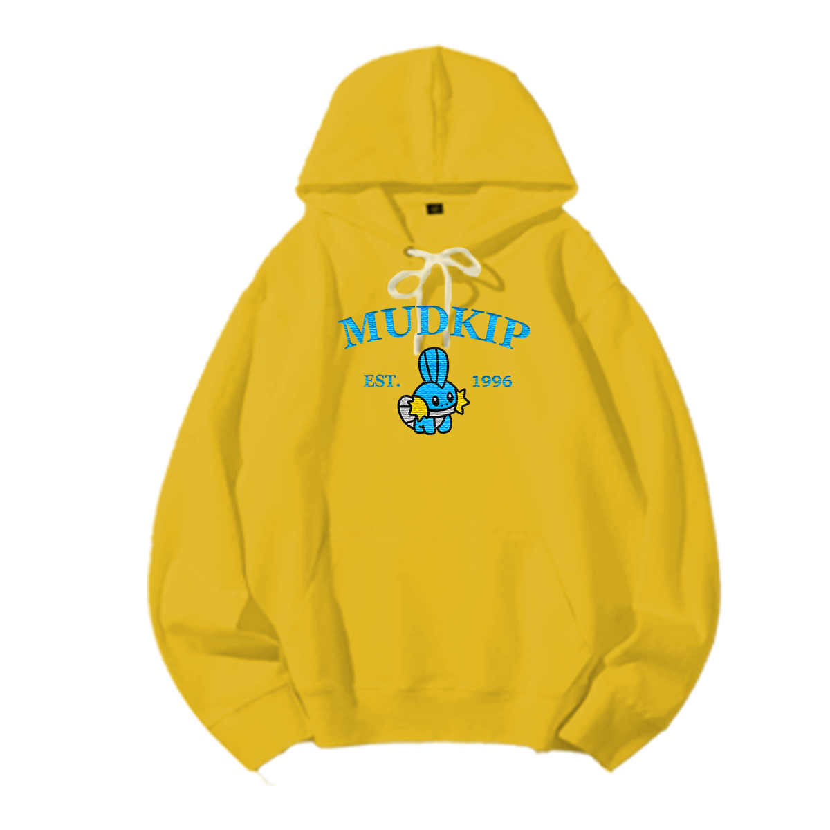 MUDKIP Embroidered Anime Character Unisex T-Shirt,Crewneck,Hoodie,Stylish Gift for Friends,E165