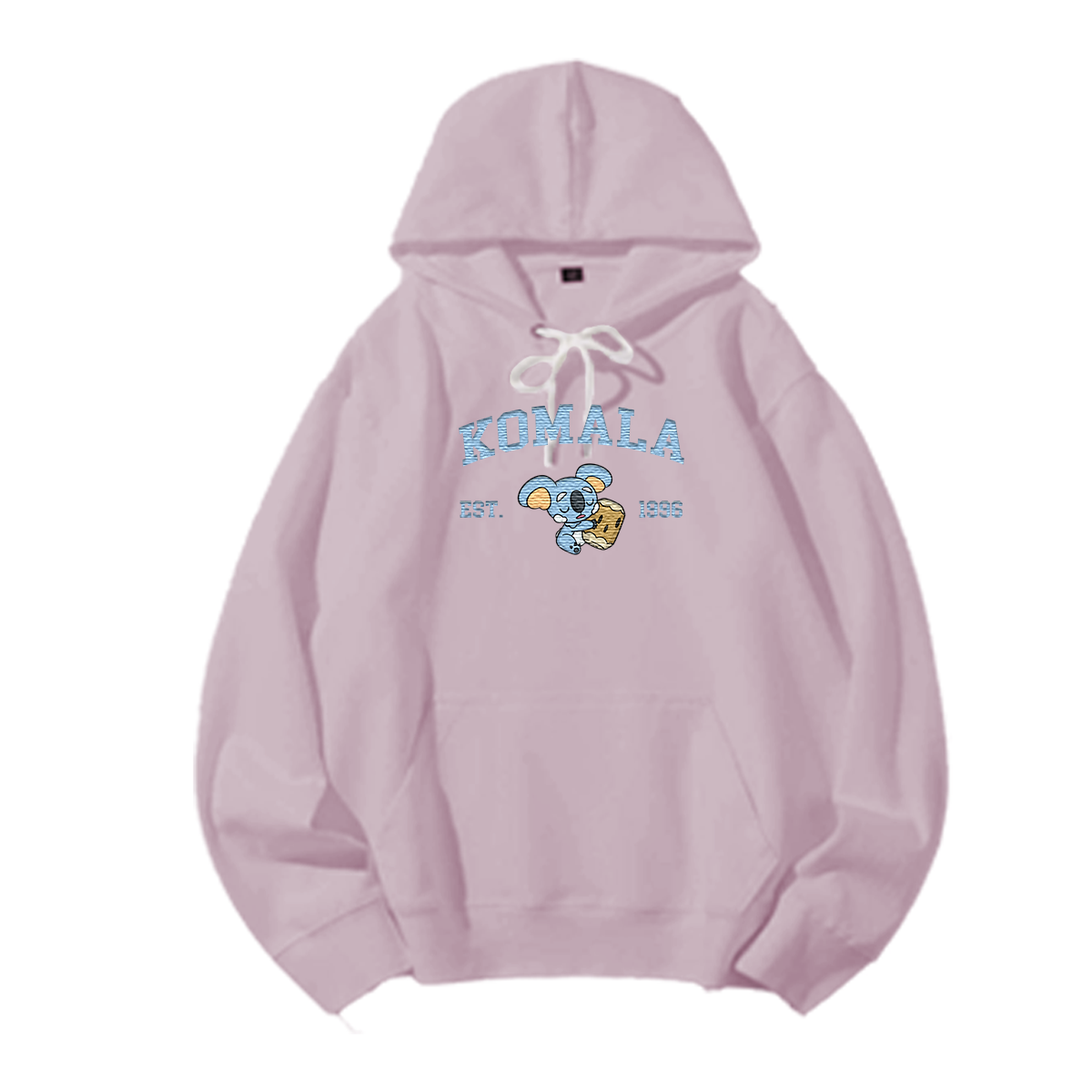 KOMALA Embroidered Anime Character Unisex T-Shirt,Crewneck,Hoodie,Stylish Gift for Friends,E260