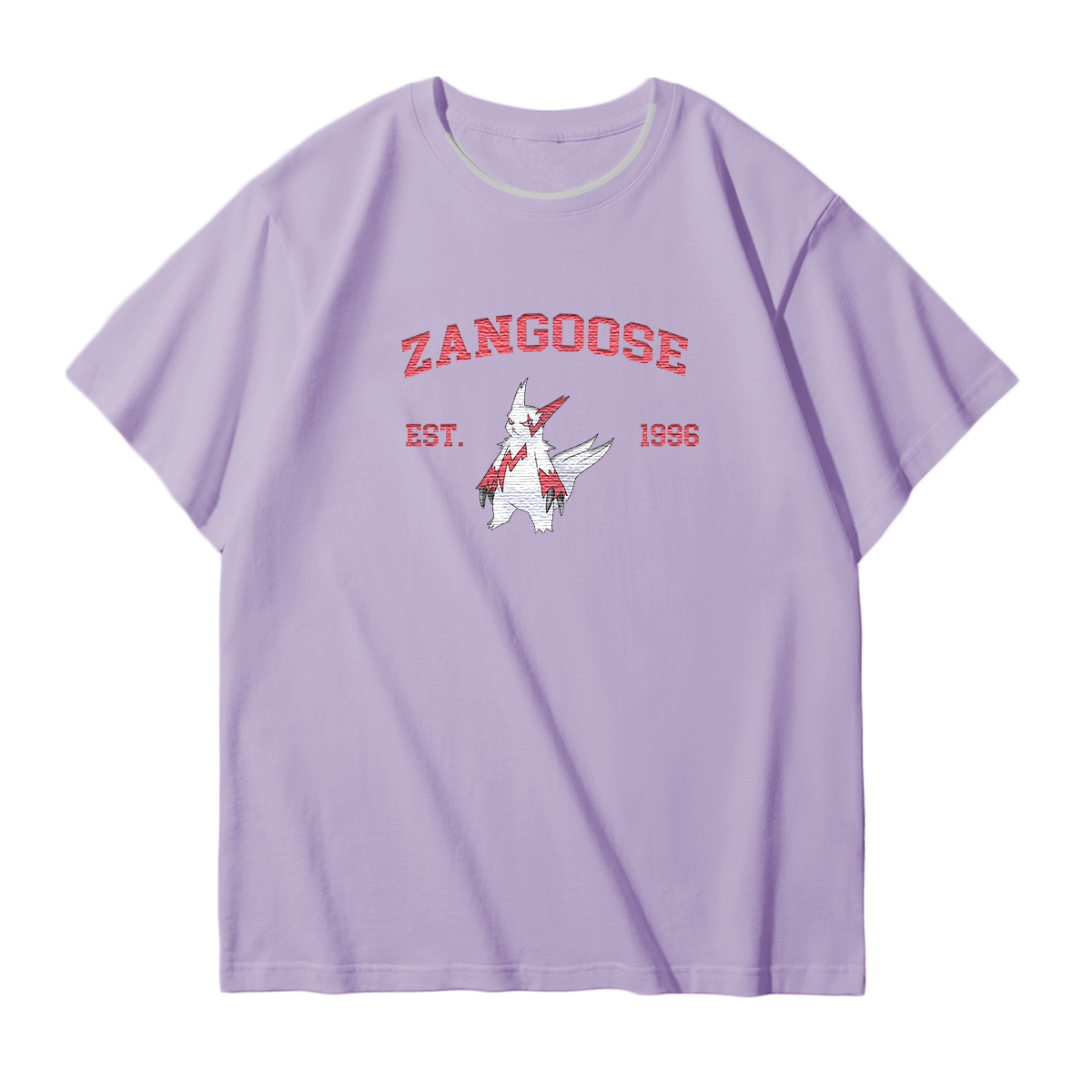 ZANGOOSE Embroidered Anime Character Unisex T-Shirt,Crewneck,Hoodie,Stylish Gift for Friends,E198