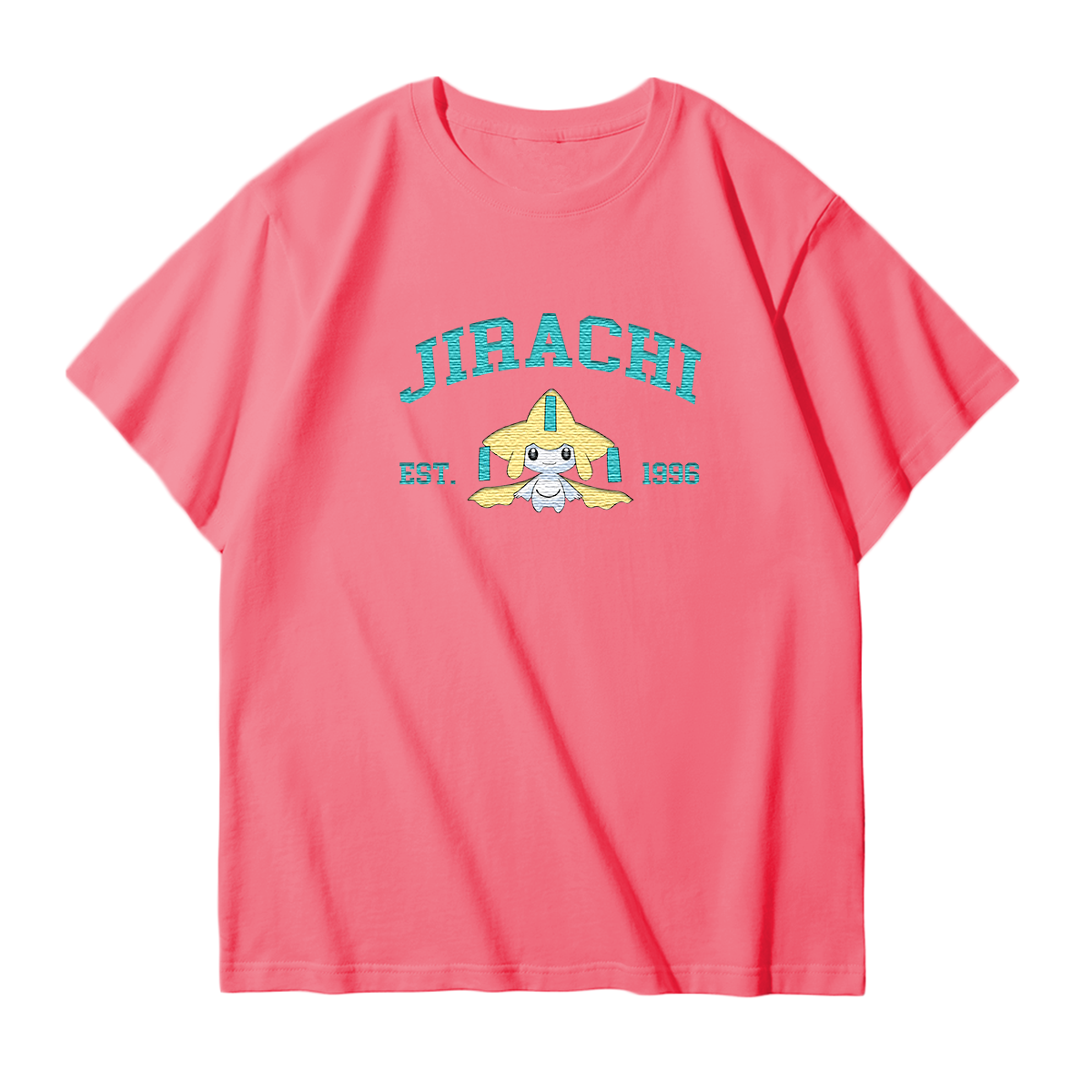 JIRACHI Embroidered Anime Character Unisex T-Shirt,Crewneck,Hoodie,Stylish Gift for Friends,E274
