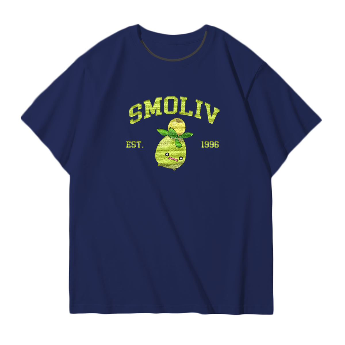 SMOLIV Embroidered Anime Character Unisex T-Shirt,Crewneck,Hoodie,Stylish Gift for Friends,E09