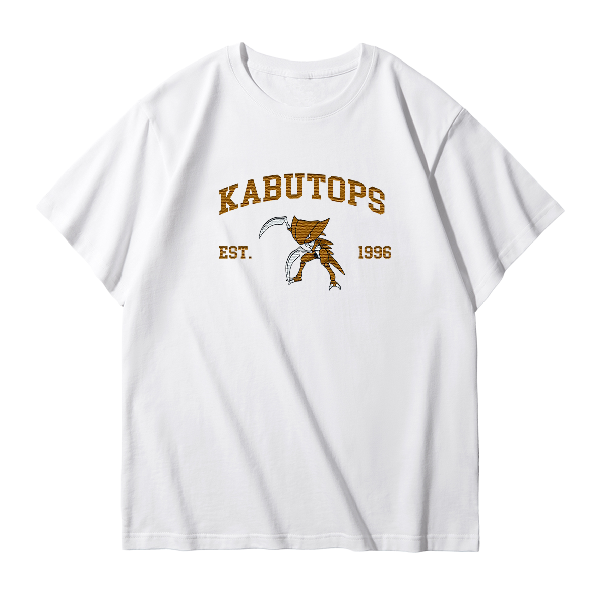 KABUTOPS Embroidered Anime Character Unisex T-Shirt,Crewneck,Hoodie,Stylish Gift for Friends,E263