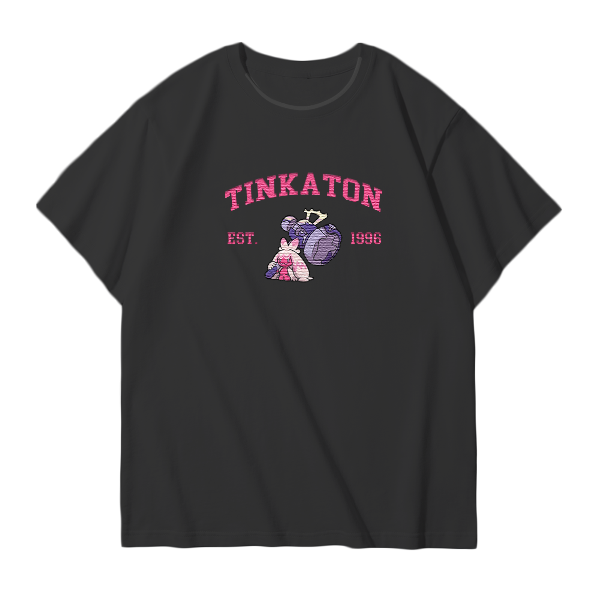 TINKATON Embroidered Anime Character Unisex T-Shirt,Crewneck,Hoodie,Stylish Gift for Friends,E228