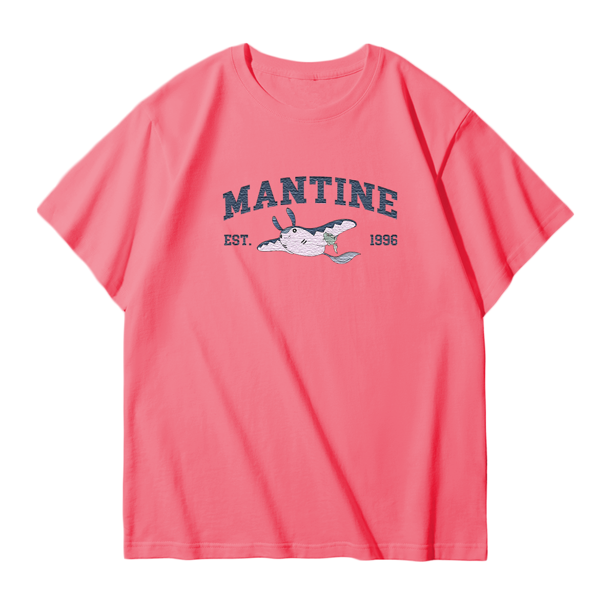 MANTINE Embroidered Anime Character Unisex T-Shirt,Crewneck,Hoodie,Stylish Gift for Friends,E244
