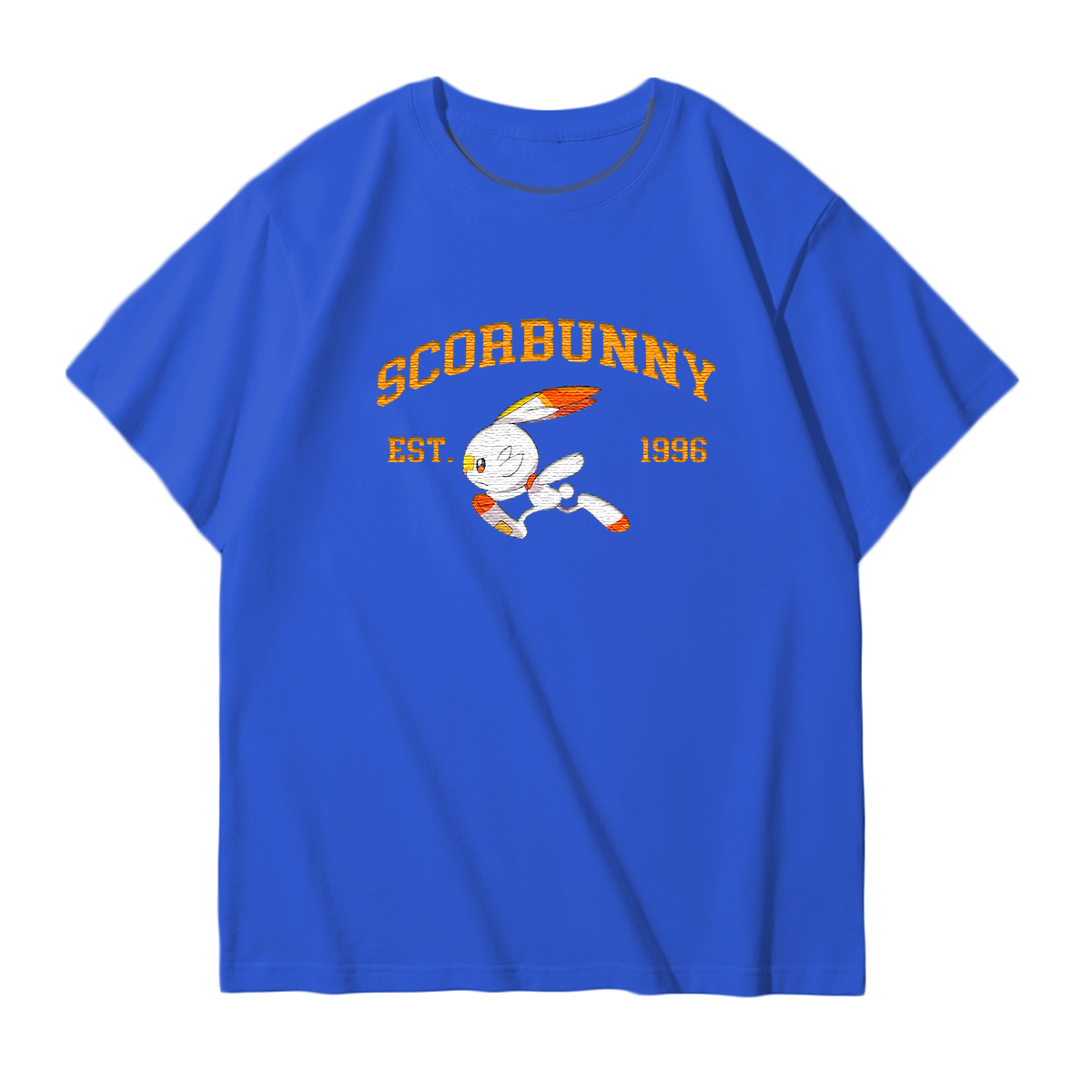 SCORBUNNY Embroidered Anime Character Unisex T-Shirt,Crewneck,Hoodie,Stylish Gift for Friends,E07