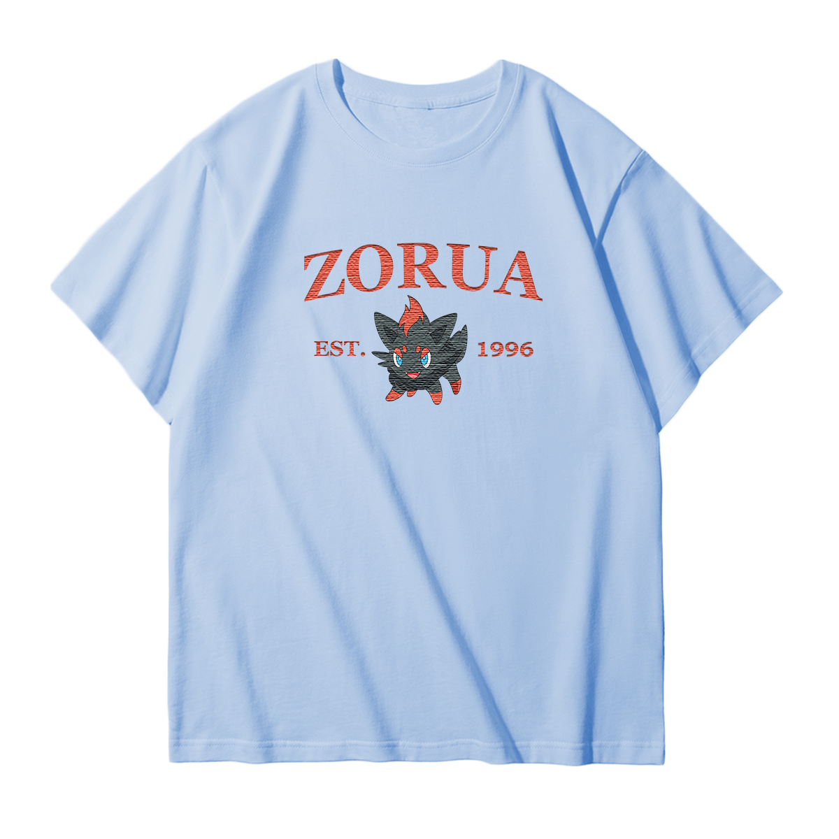 ZORUA Embroidered Anime Character Unisex T-Shirt,Crewneck,Hoodie,Stylish Gift for Friends,E184