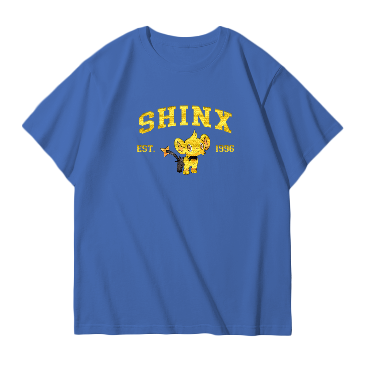 SHINX Embroidered Anime Character Unisex T-Shirt,Crewneck,Hoodie,Stylish Gift for Friends,E257