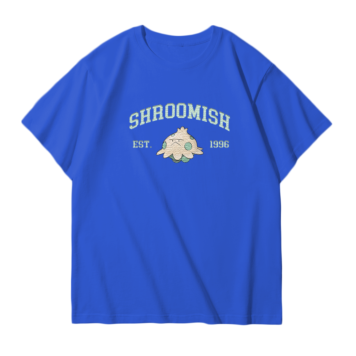 SHROOMISH Embroidered Anime Character Unisex T-Shirt,Crewneck,Hoodie,Stylish Gift for Friends,E130