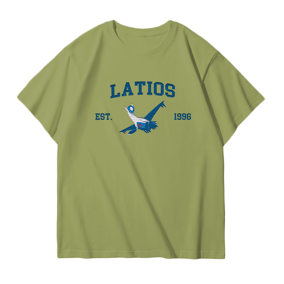 LATIOS Embroidered Anime Character Unisex T-Shirt,Crewneck,Hoodie,Stylish Gift for Friends,E214