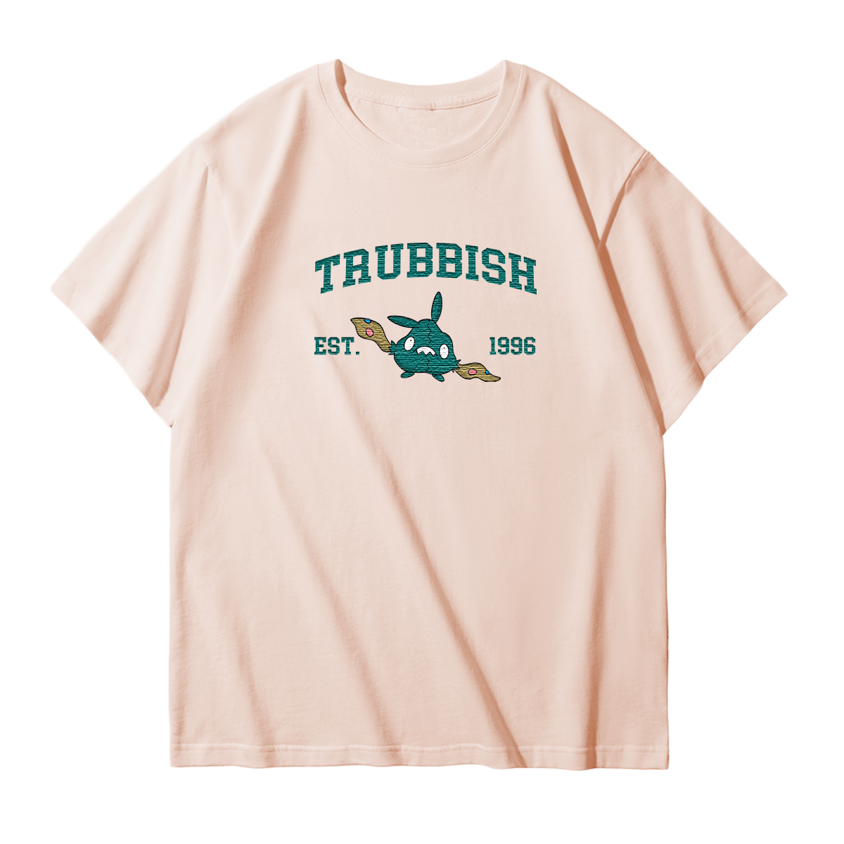 TRUBBISH Embroidered Anime Character Unisex T-Shirt,Crewneck,Hoodie,Stylish Gift for Friends,E210