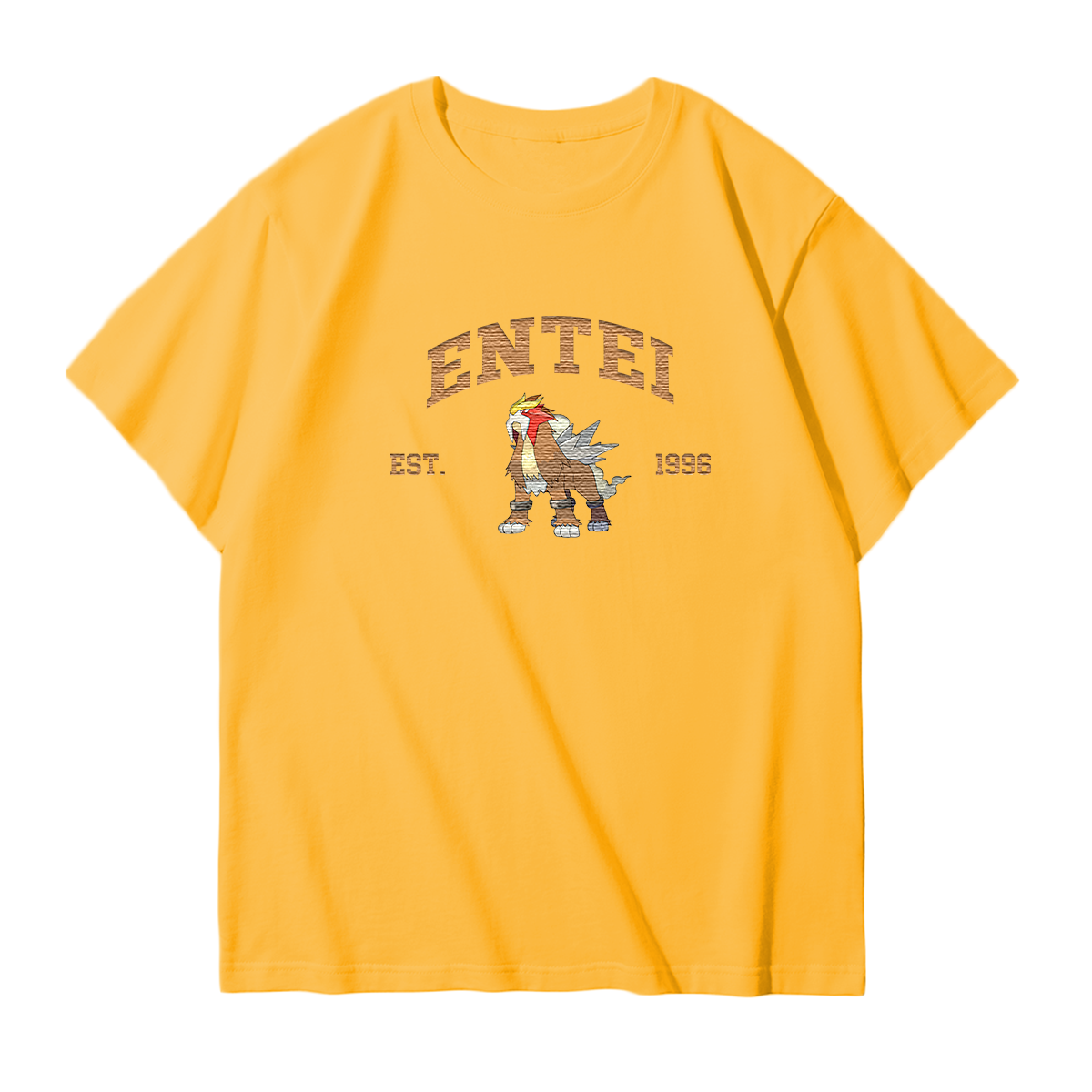 ENTEI Embroidered Anime Character Unisex T-Shirt,Crewneck,Hoodie,Stylish Gift for Friends,E123