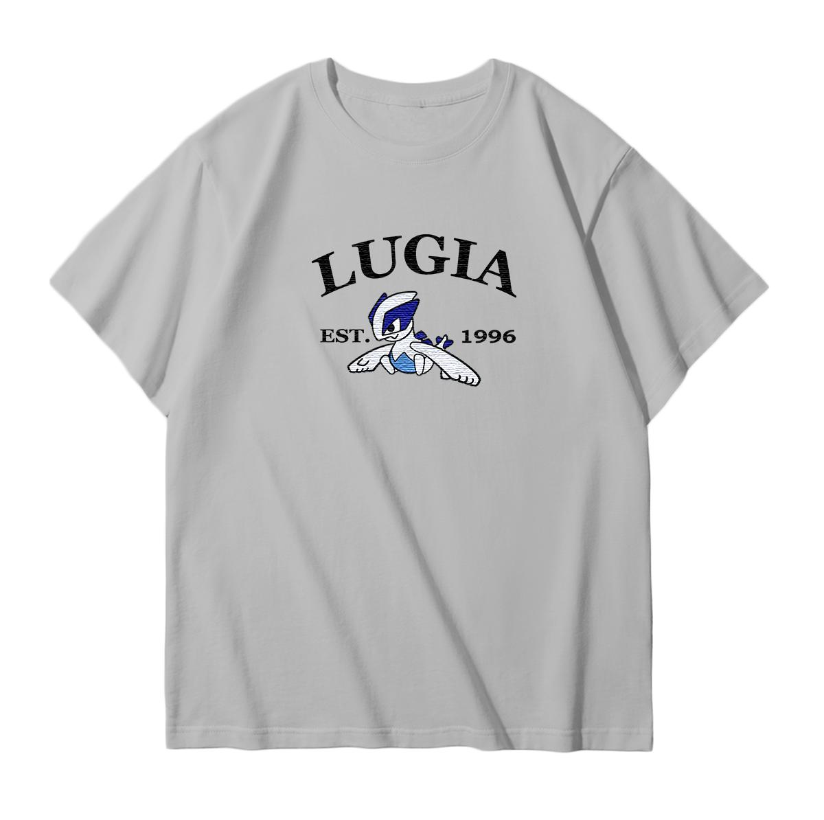 LUGIA Embroidered Anime Character Unisex T-Shirt,Crewneck,Hoodie,Stylish Gift for Friends,E64
