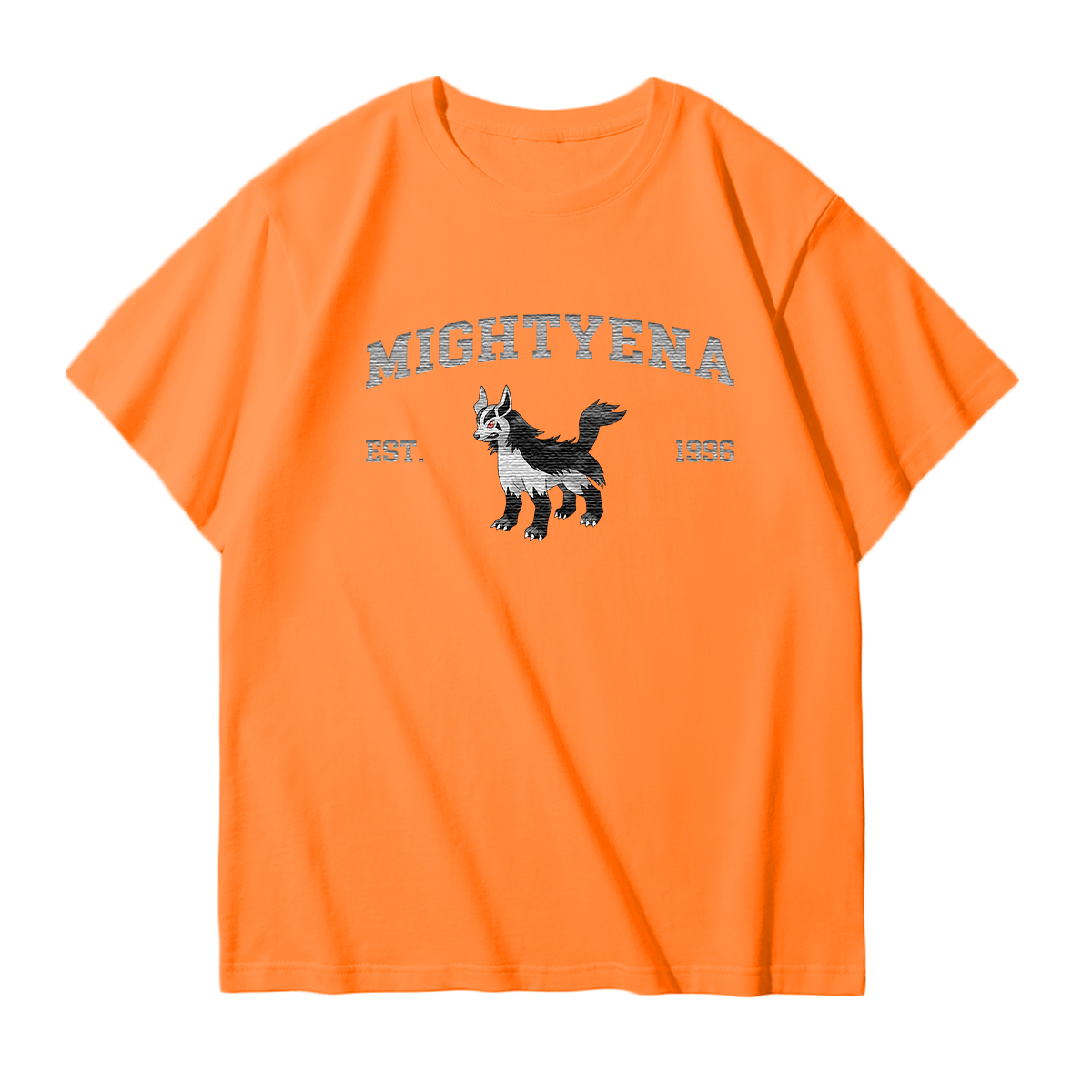 MIGHTYENA Embroidered Anime Character Unisex T-Shirt,Crewneck,Hoodie,Stylish Gift for Friends,E201