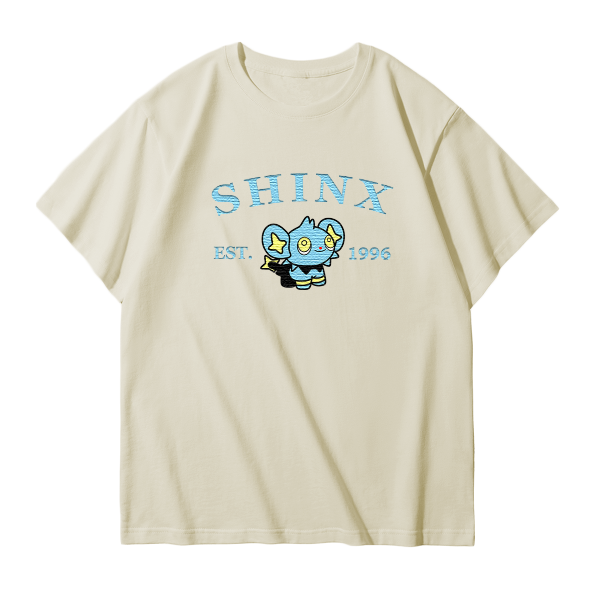 SHINX Embroidered Anime Character Unisex T-Shirt,Crewneck,Hoodie,Stylish Gift for Friends,E171
