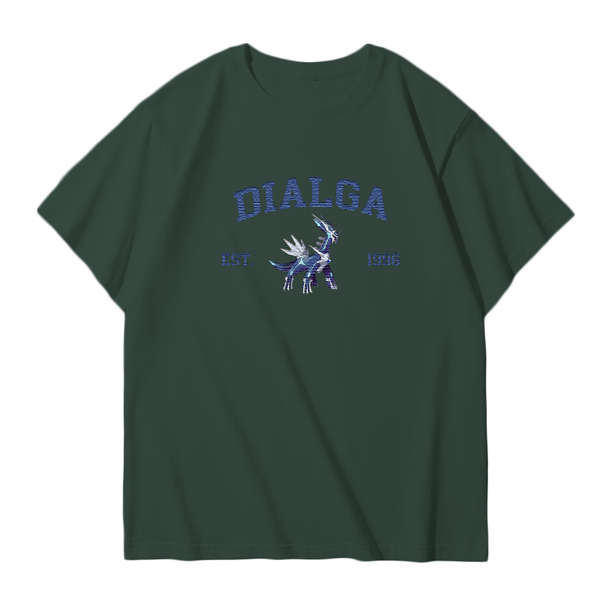DIALGA Embroidered Anime Character Unisex T-Shirt,Crewneck,Hoodie,Stylish Gift for Friends,E268