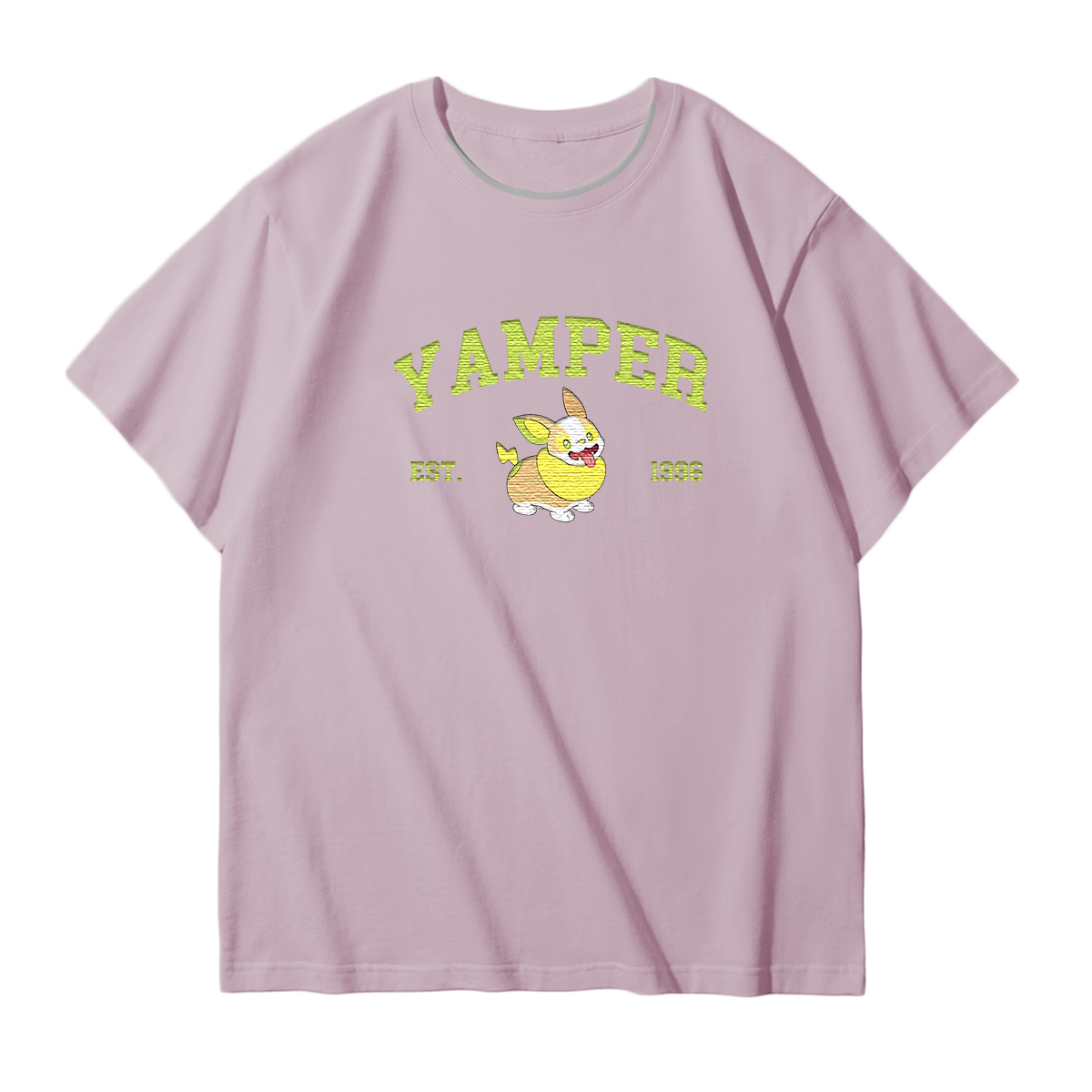 YAMPER Embroidered Anime Character Unisex T-Shirt,Crewneck,Hoodie,Stylish Gift for Friends,E139