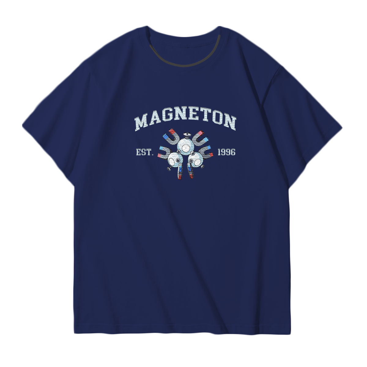 MAGNETON Embroidered Anime Character Unisex T-Shirt,Crewneck,Hoodie,Stylish Gift for Friends,E131