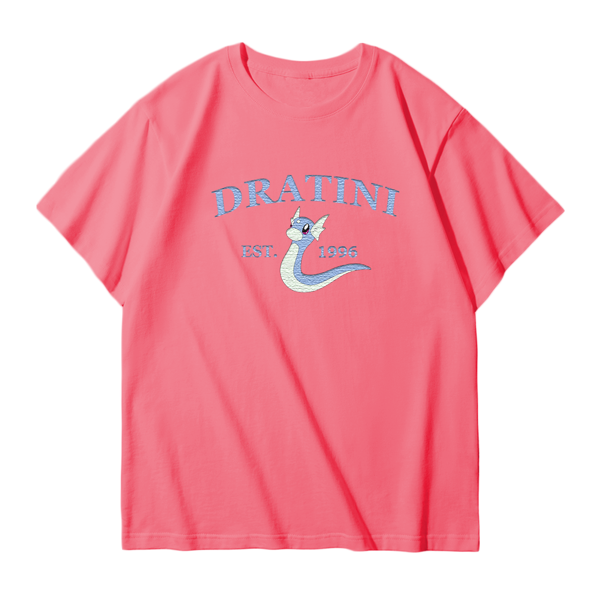 DRATINI Embroidered Anime Character Unisex T-Shirt,Crewneck,Hoodie,Stylish Gift for Friends,E189