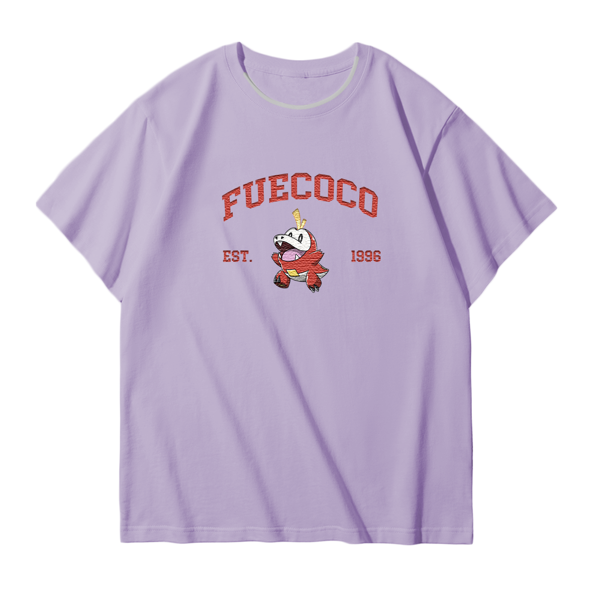 FUECOCO Embroidered Anime Character Unisex T-Shirt,Crewneck,Hoodie,Stylish Gift for Friends,E111