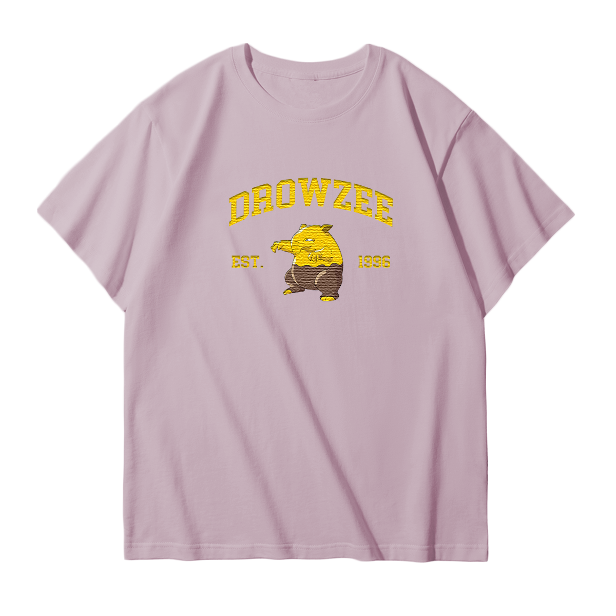 DROWZEE Embroidered Anime Character Unisex T-Shirt,Crewneck,Hoodie,Stylish Gift for Friends,E116