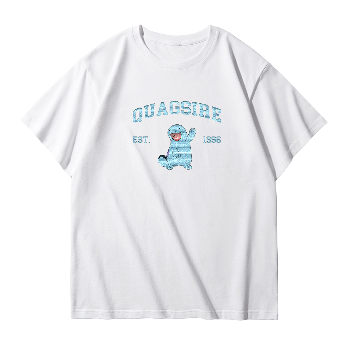 QUAGSIRE Embroidered Anime Character Unisex T-Shirt,Crewneck,Hoodie,Stylish Gift for Friends,E246