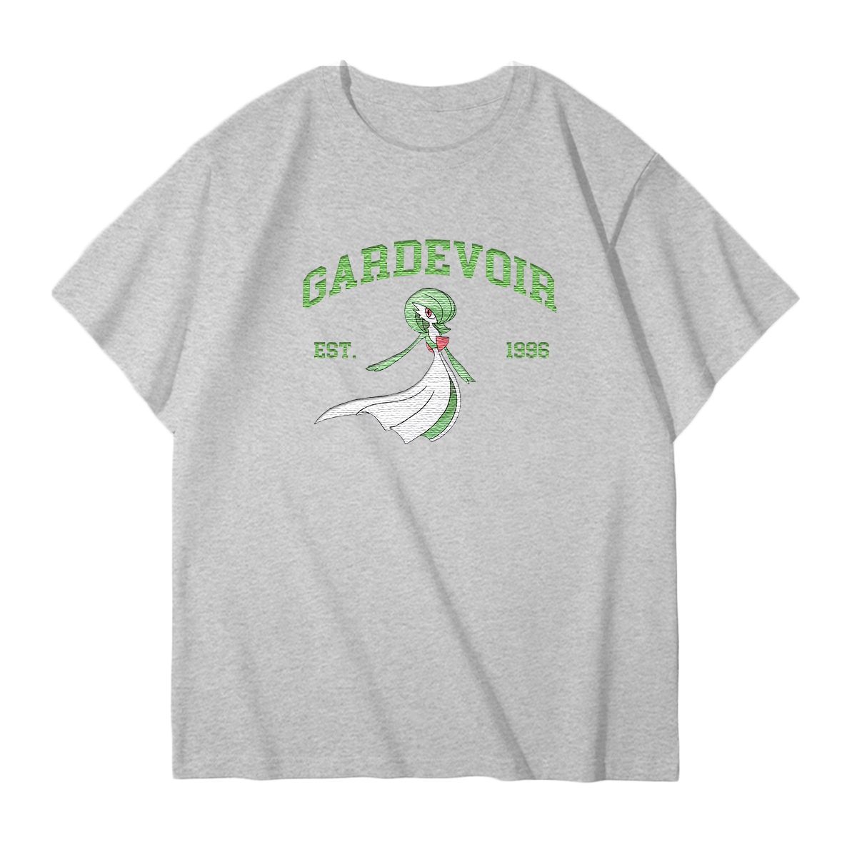 GARDEVOIR Embroidered Anime Character Unisex T-Shirt,Crewneck,Hoodie,Stylish Gift for Friends,E02