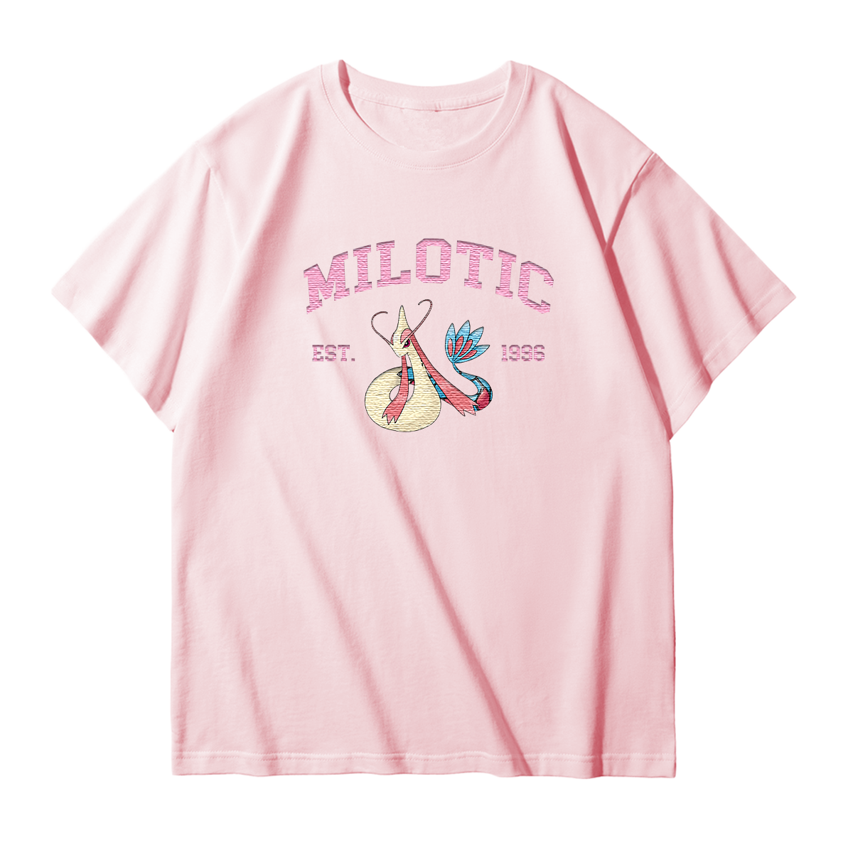 MILOTIC Embroidered Anime Character Unisex T-Shirt,Crewneck,Hoodie,Stylish Gift for Friends,E08