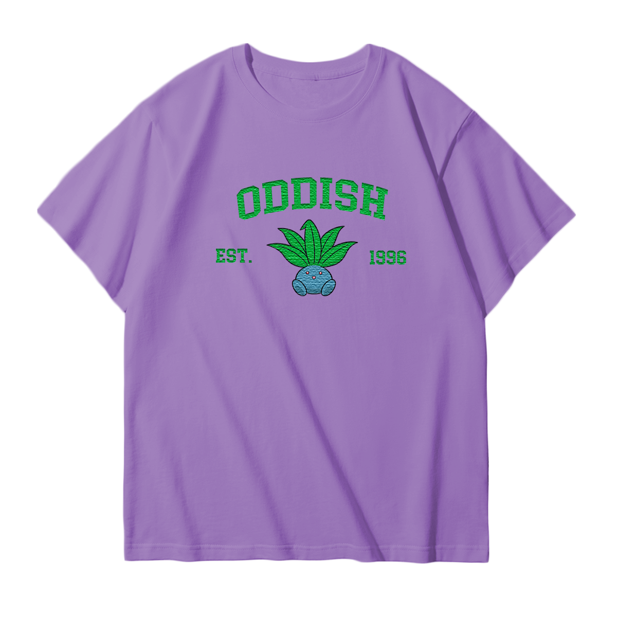 ODDISH Embroidered Anime Character Unisex T-Shirt,Crewneck,Hoodie,Stylish Gift for Friends,E233