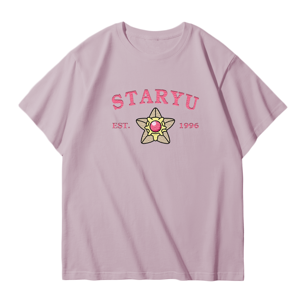 STARYU Embroidered Anime Character Unisex T-Shirt,Crewneck,Hoodie,Stylish Gift for Friends,E151