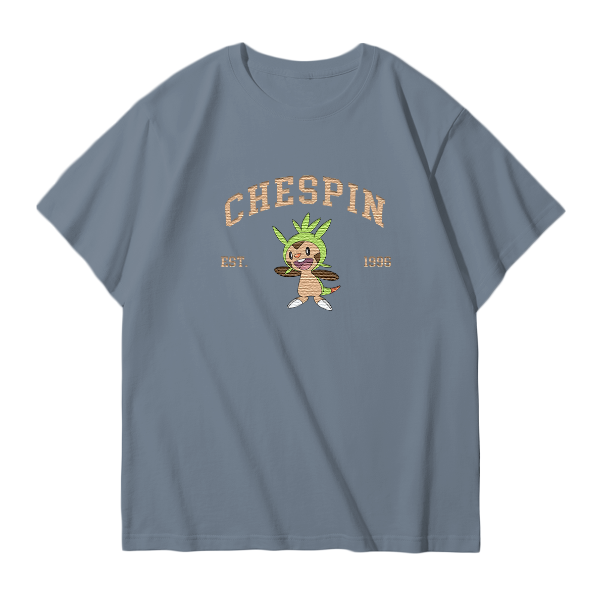 CHESPIN Embroidered Anime Character Unisex T-Shirt,Crewneck,Hoodie,Stylish Gift for Friends,E148