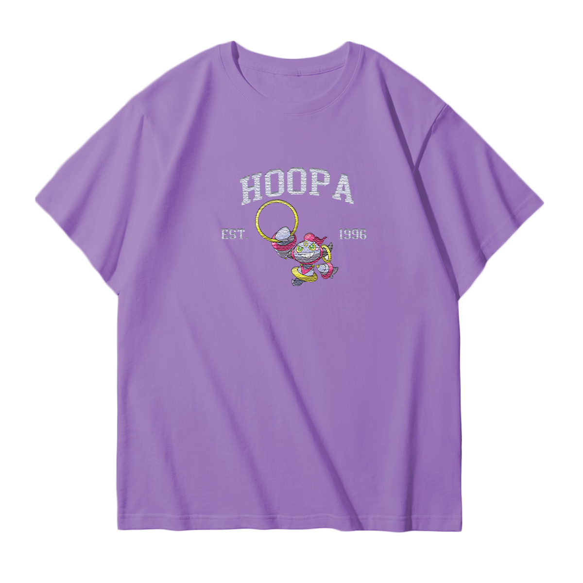 HOOPA Embroidered Anime Character Unisex T-Shirt,Crewneck,Hoodie,Stylish Gift for Friends,E284