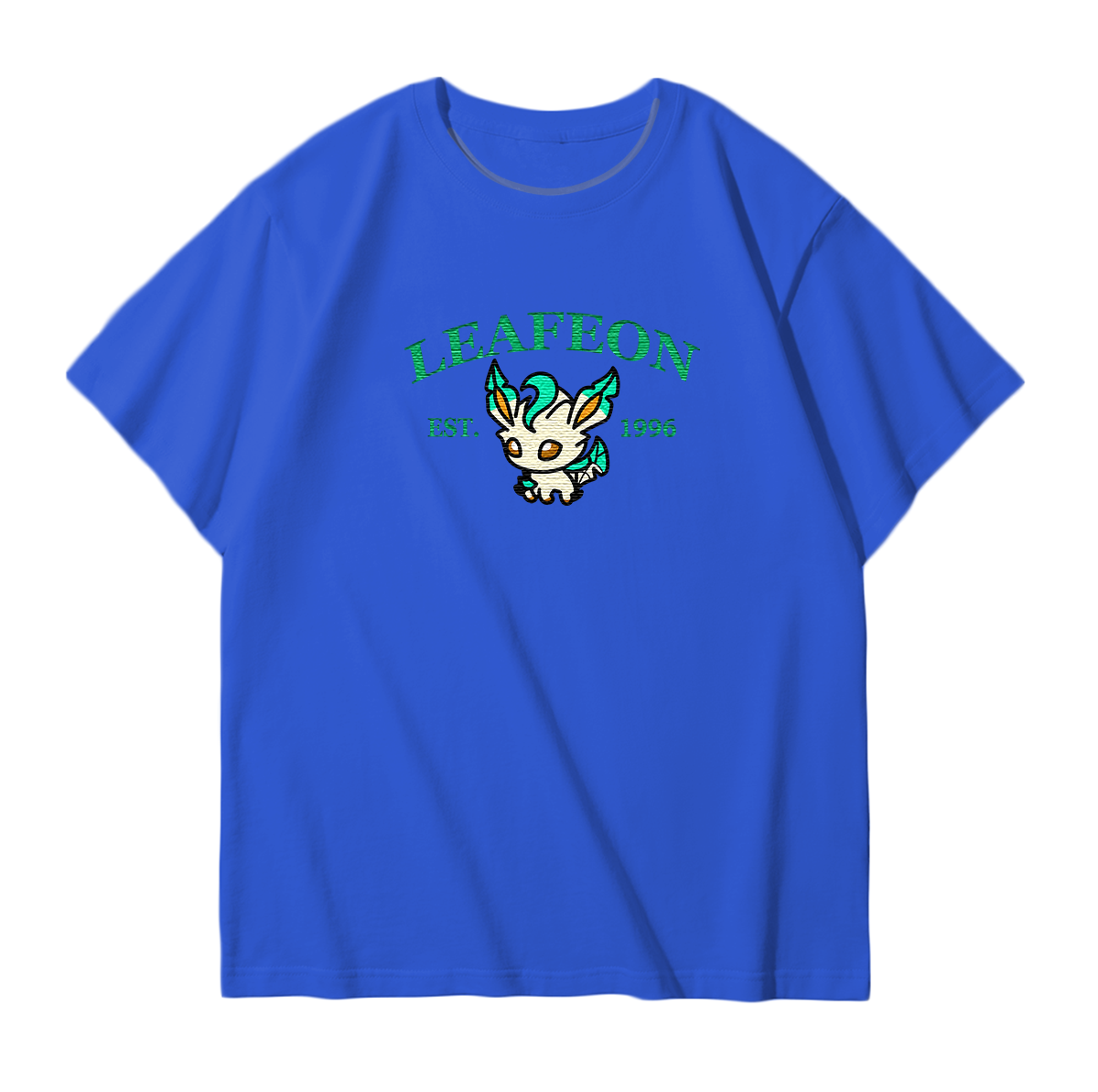 LEAFEON Embroidered Anime Character Unisex T-Shirt,Crewneck,Hoodie,Stylish Gift for Friends,E73