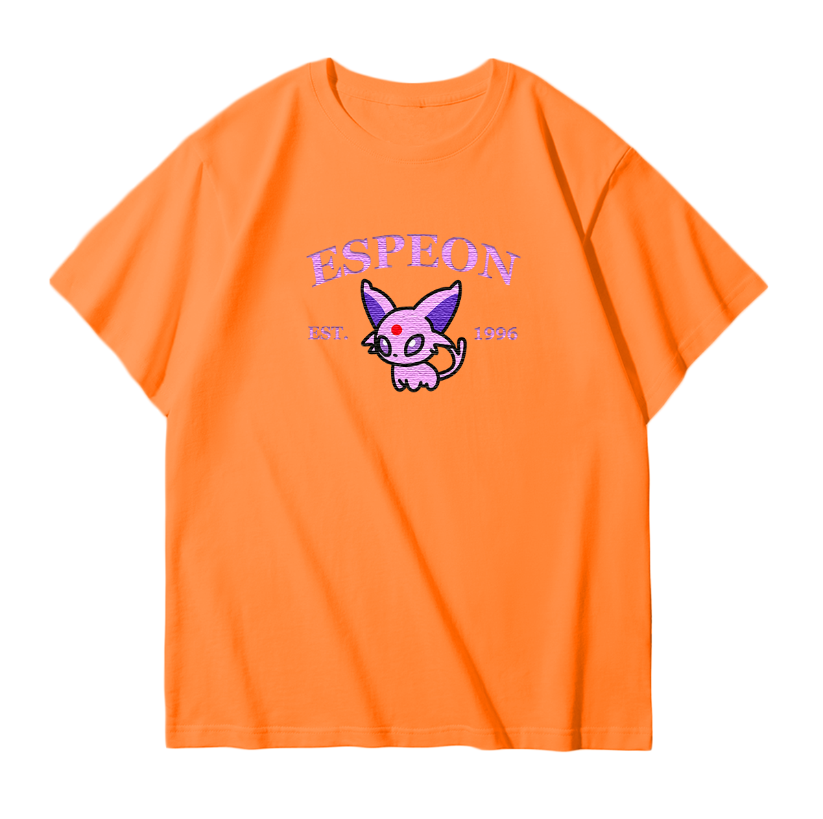 ESPEON Embroidered Anime Character Unisex T-Shirt,Crewneck,Hoodie,Stylish Gift for Friends,E81