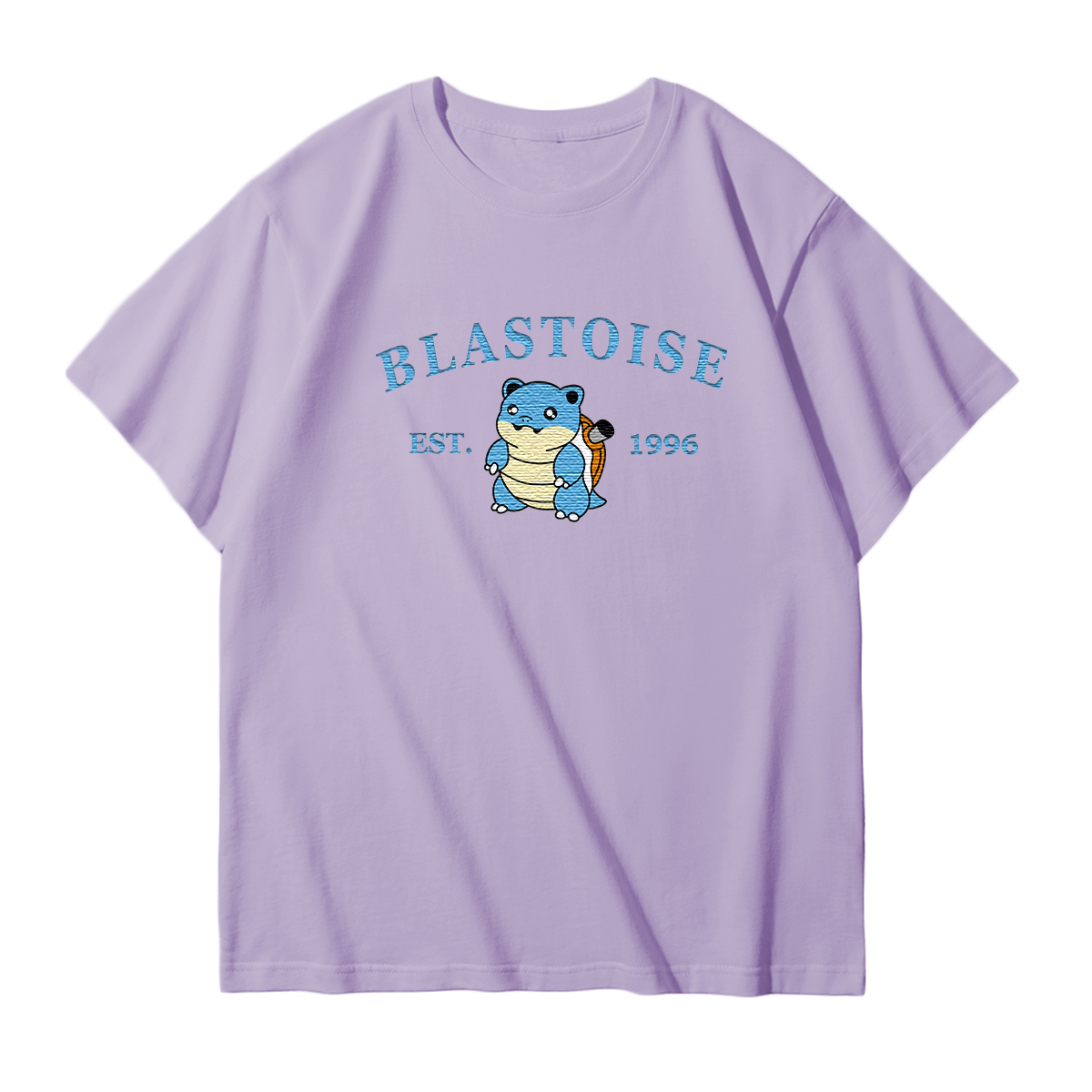 BLASTOISE Embroidered Anime Character Unisex T-Shirt,Crewneck,Hoodie,Stylish Gift for Friends,E152