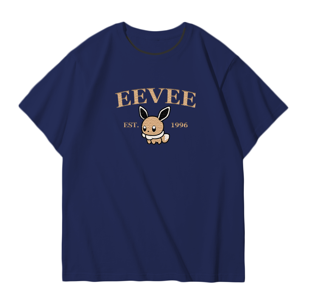 EEVEE Embroidered Anime Character Unisex T-Shirt,Crewneck,Hoodie,Stylish Gift for Friends,E80