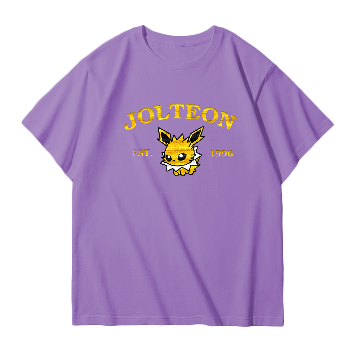 JOLTEON Embroidered Anime Character Unisex T-Shirt,Crewneck,Hoodie,Stylish Gift for Friends,E192