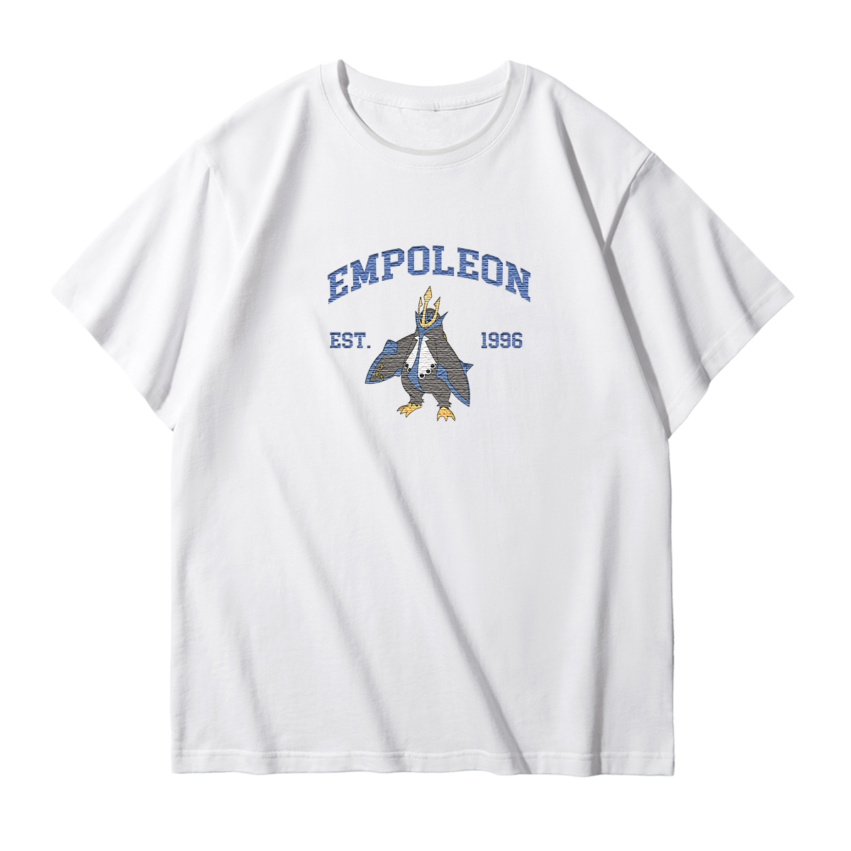 EMPOLEON Embroidered Anime Character Unisex T-Shirt,Crewneck,Hoodie,Stylish Gift for Friends,E143