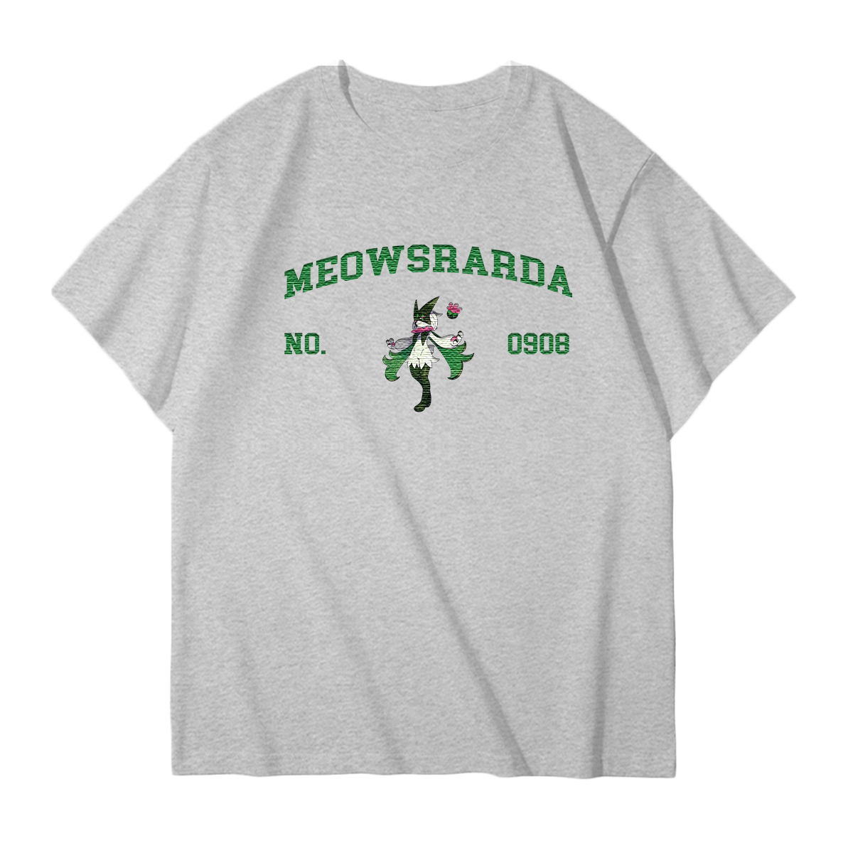 MEOWSRARDA Embroidered Anime Character Unisex T-Shirt,Crewneck,Hoodie,Stylish Gift for Friends,E299