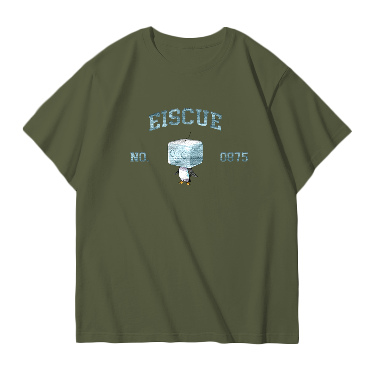 EISCUE Embroidered Anime Character Unisex T-Shirt,Crewneck,Hoodie,Stylish Gift for Friends,E296