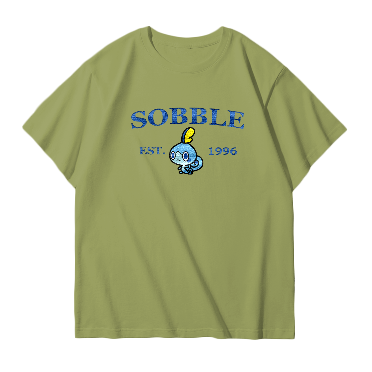 SOBBLE Embroidered Anime Character Unisex T-Shirt,Crewneck,Hoodie,Stylish Gift for Friends,E163