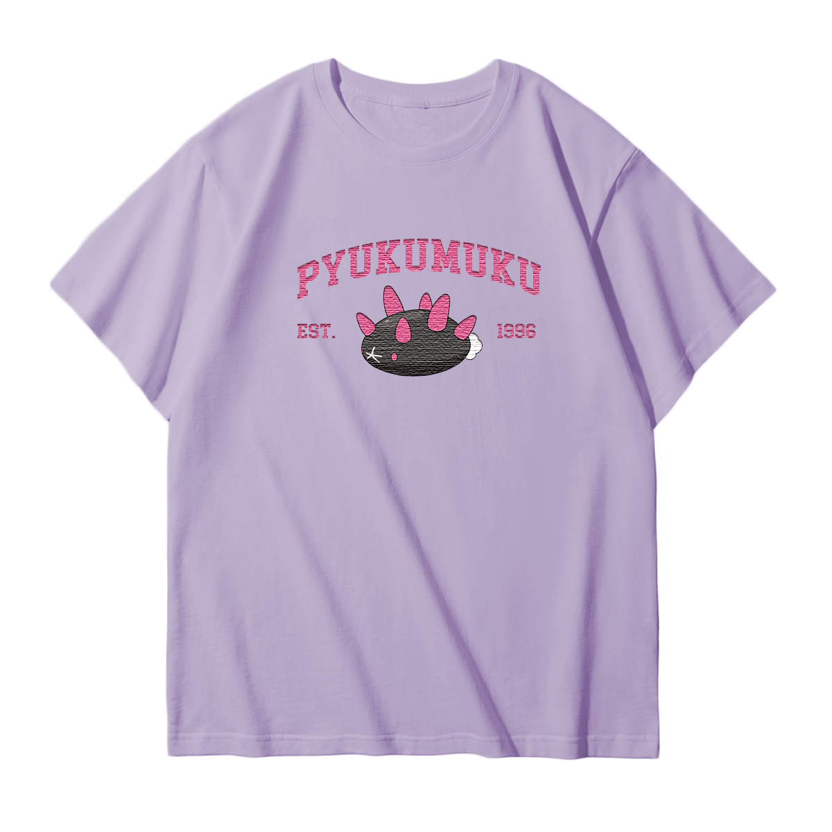 PYUKUMUKU Embroidered Anime Character Unisex T-Shirt,Crewneck,Hoodie,Stylish Gift for Friends,E250