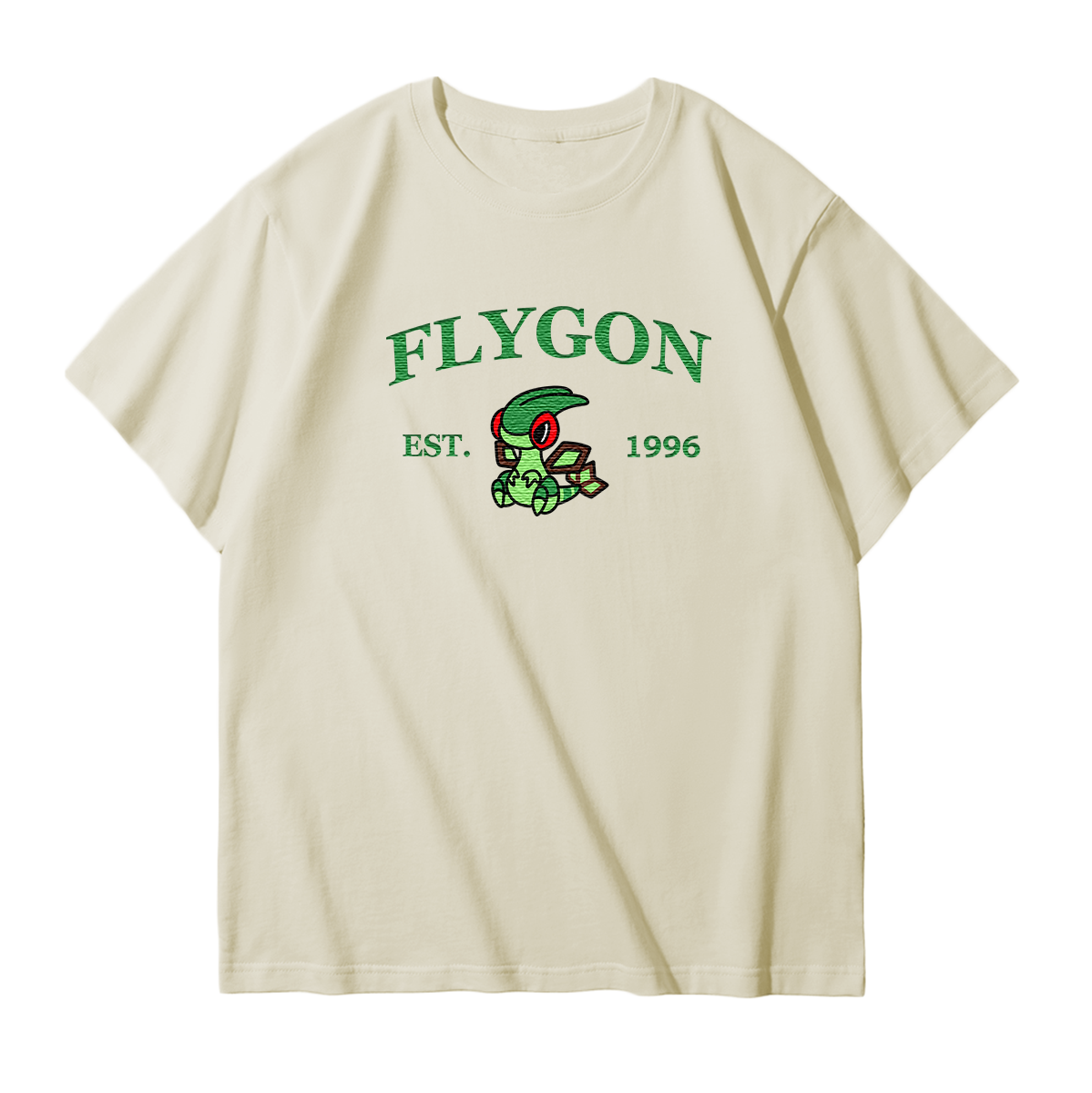 FLYGON Embroidered Anime Character Unisex T-Shirt,Crewneck,Hoodie,Stylish Gift for Friends,E50