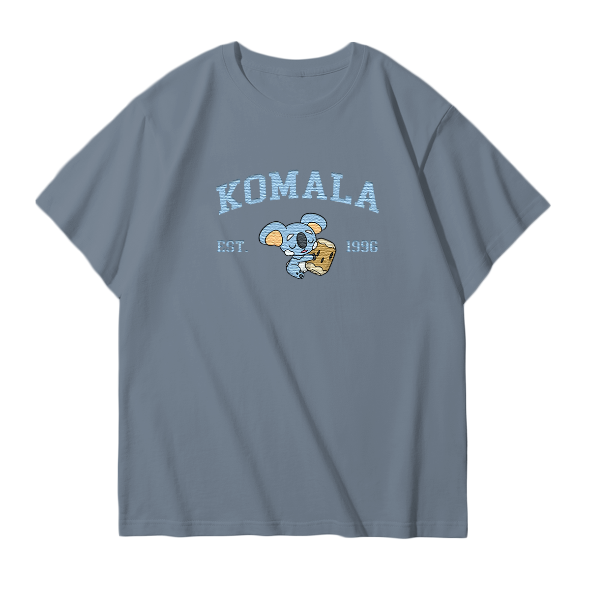 KOMALA Embroidered Anime Character Unisex T-Shirt,Crewneck,Hoodie,Stylish Gift for Friends,E260