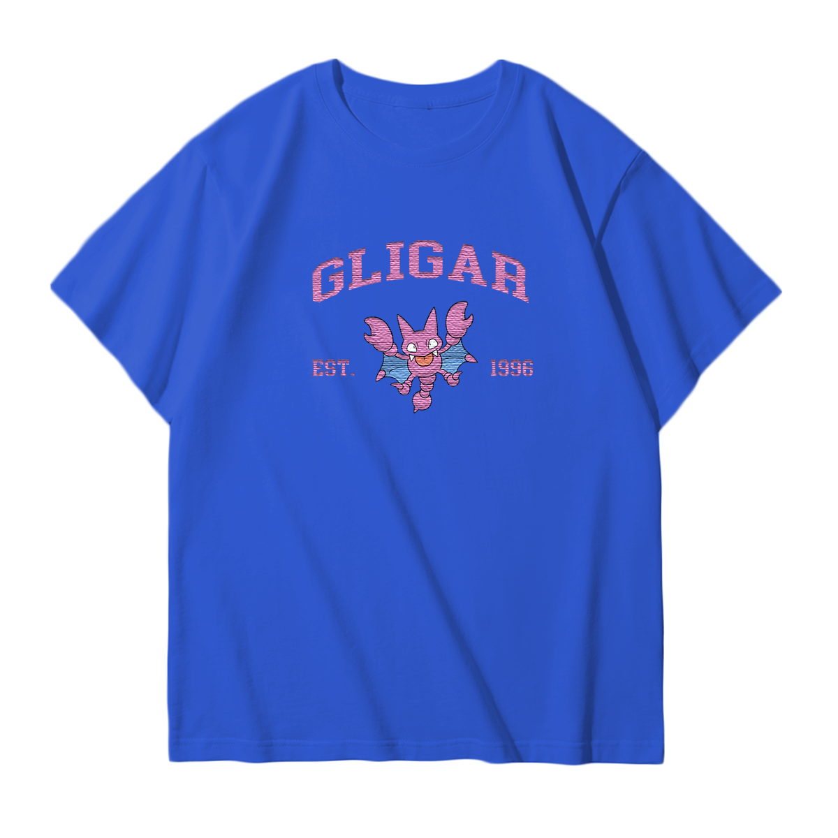 GLIGAR Embroidered Anime Character Unisex T-Shirt,Crewneck,Hoodie,Stylish Gift for Friends,E278