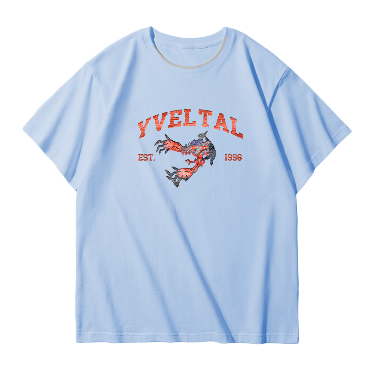 YVELTAL Embroidered Anime Character Unisex T-Shirt,Crewneck,Hoodie,Stylish Gift for Friends,E135