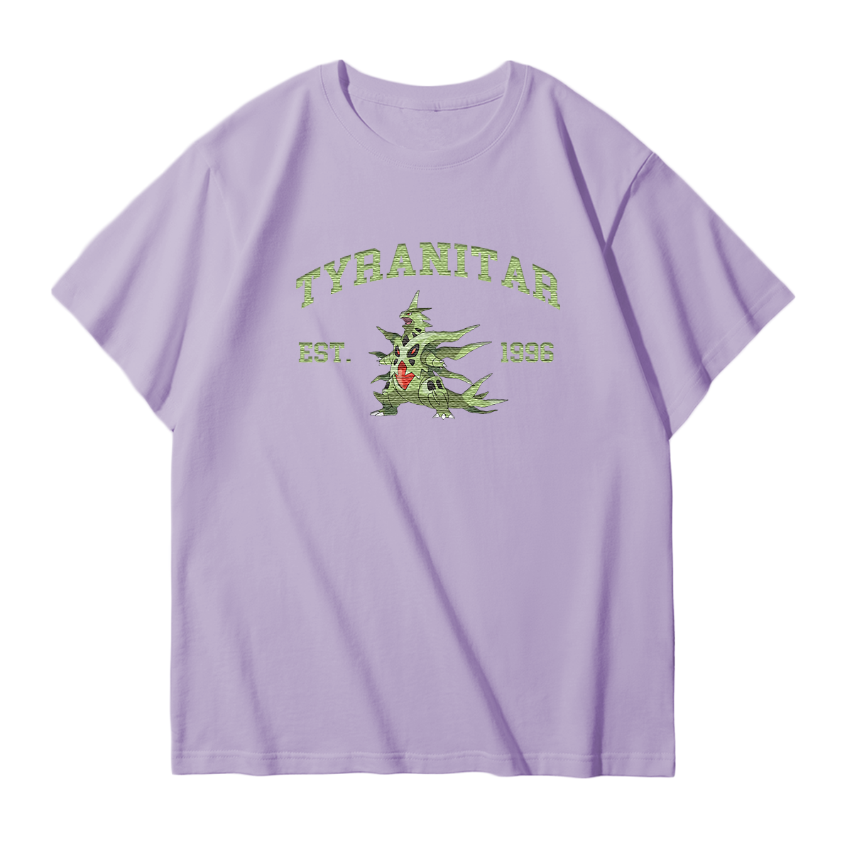 TYRANITAR Embroidered Anime Character Unisex T-Shirt,Crewneck,Hoodie,Stylish Gift for Friends,E83
