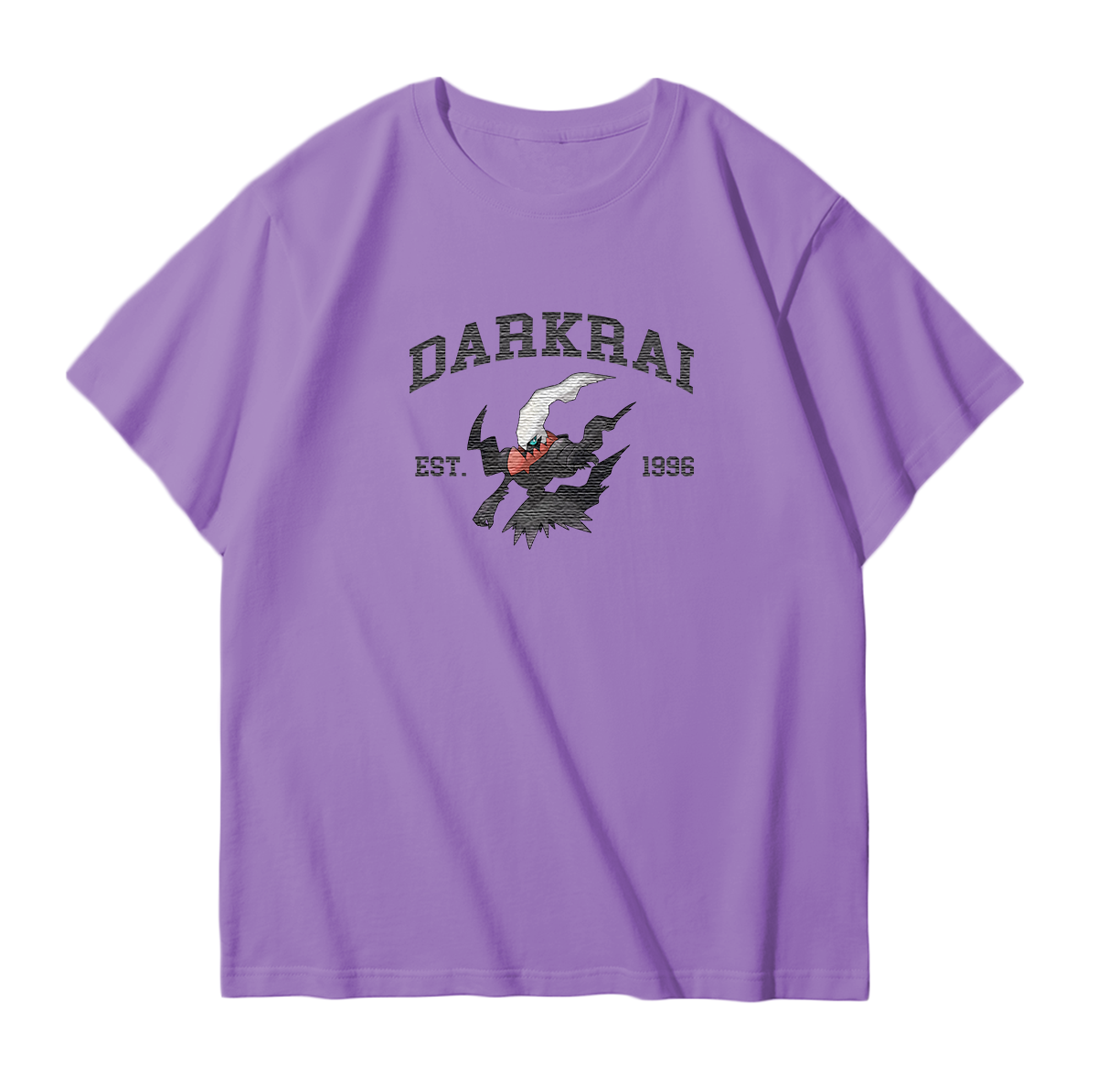 DARKRAI Embroidered Anime Character Unisex T-Shirt,Crewneck,Hoodie,Stylish Gift for Friends,E91